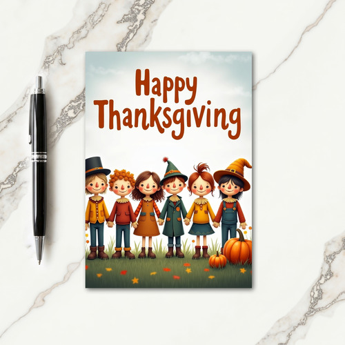 Happy Thanksgiving Little Ones Card thumbnail