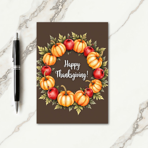 Happy Thanksgiving Seasonal Card thumbnail