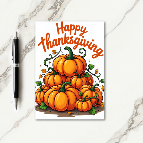 Happy Thanksgiving Vines Card thumbnail
