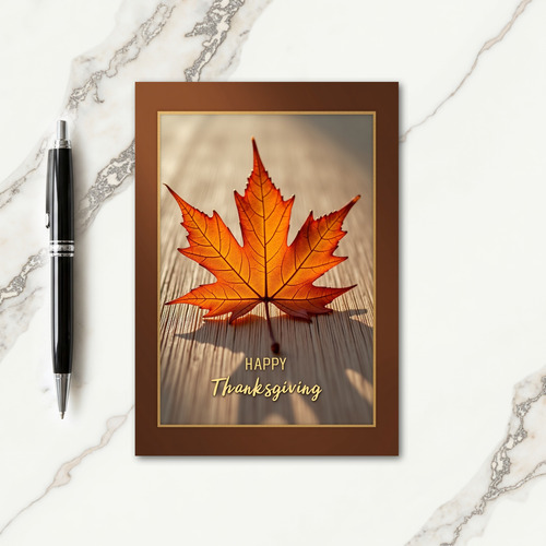Happy Thanksgiving Warmth Card