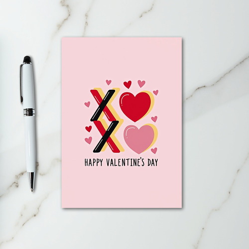 Happy Valentine Day Xoxo Card
