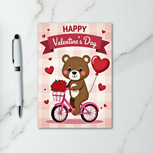 Happy Valentines Day Bear Love Card