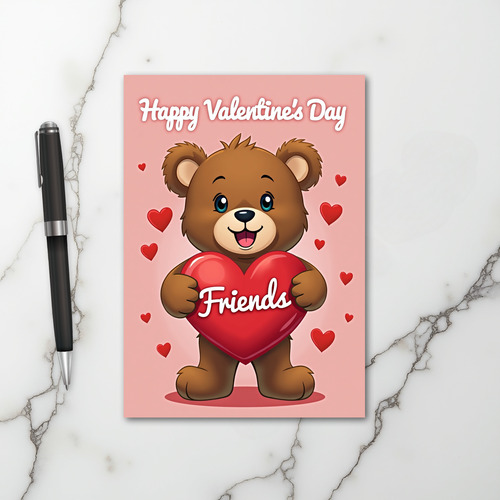 Happy Valentines Day Friends Card