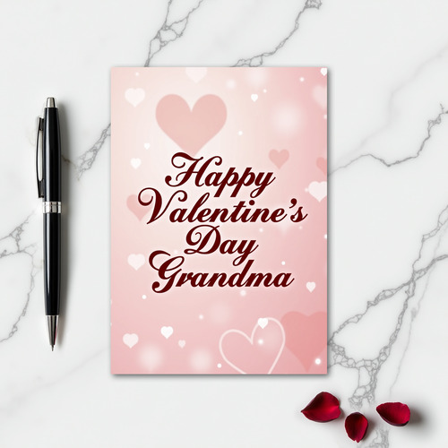 Happy Valentines Day Grandma Love Card