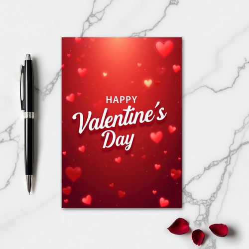 Happy Valentines Day Heartfelt Card