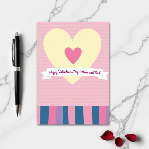Happy Valentines Day Mom Dad Card
