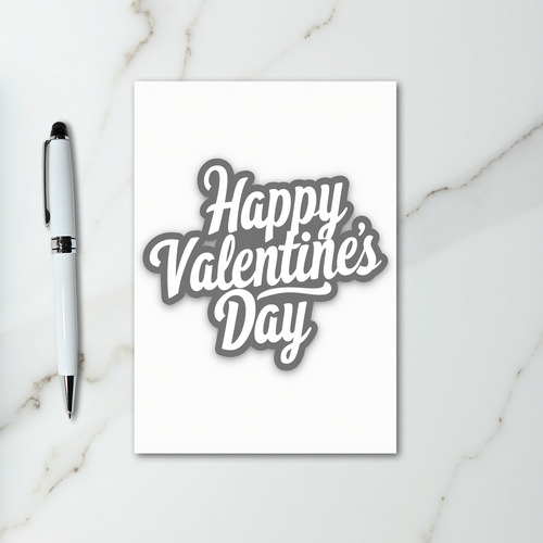 Happy Valentines Day Script Card