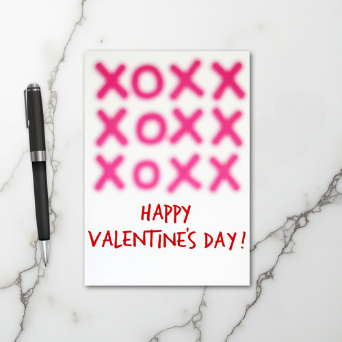 Happy Valentines Day Xoxo Card