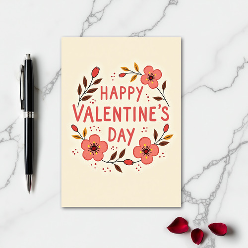 Happy Valentines Dot Card