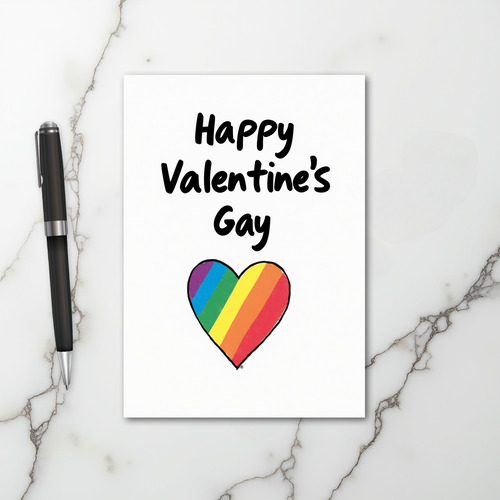 Happy Valentines Gay Card