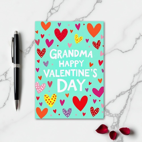 Happy Valentines Grandma Card