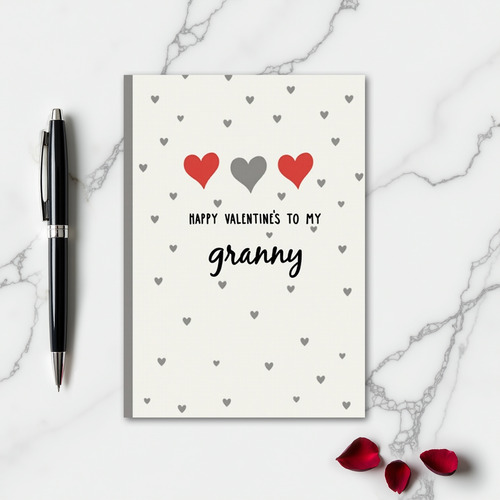 Happy Valentines Granny Card
