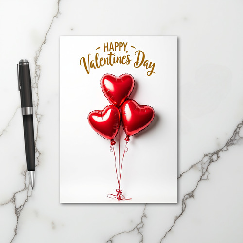 Happy Valentines Heart Card