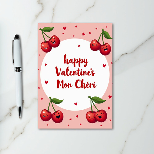 Happy Valentines Mon Cheri Card