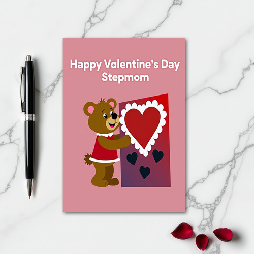Happy Valentines Stepmom Card