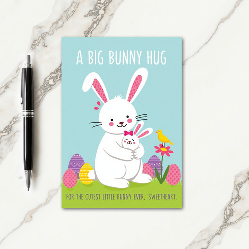 Hare Hugs Friend Card