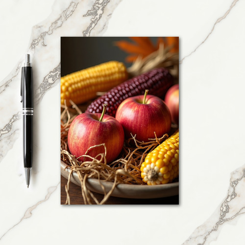 Harvest Apple Blessings Card