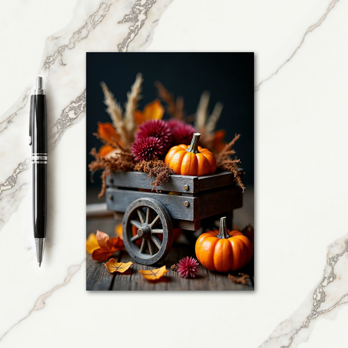 Harvest Cart Blessings Card thumbnail