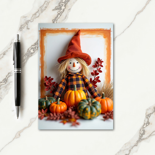Harvest Dolls Grateful Season Card