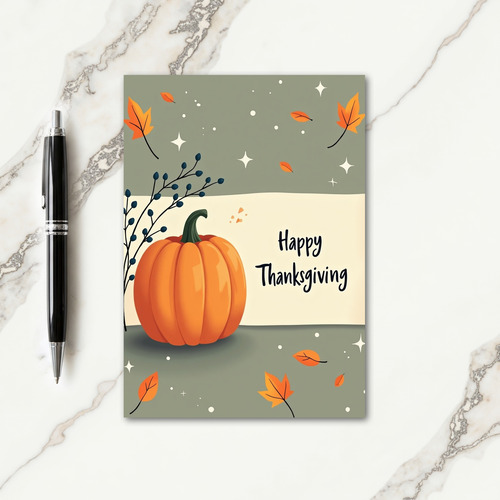 Harvest Thanksgiving Card thumbnail