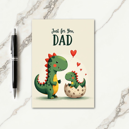 Hatchling Fathers Day Love Card