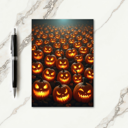 Haunted Gourd Gathering Card