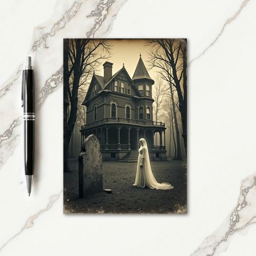 Haunted Mansion Night Card
