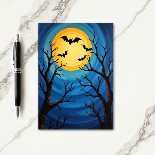 Haunted Tree Silhouettes Card thumbnail