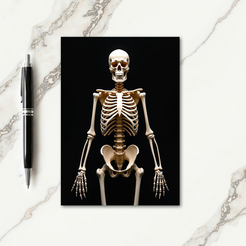 Haunting Bone Figure Card