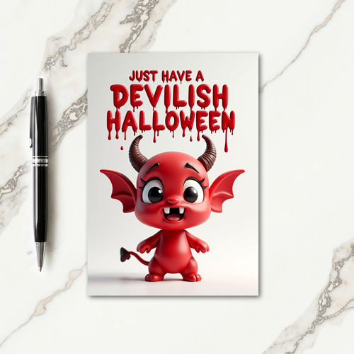 Have A Devilish Halloween Card