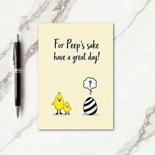 Have A Great Day Funny Bird Card