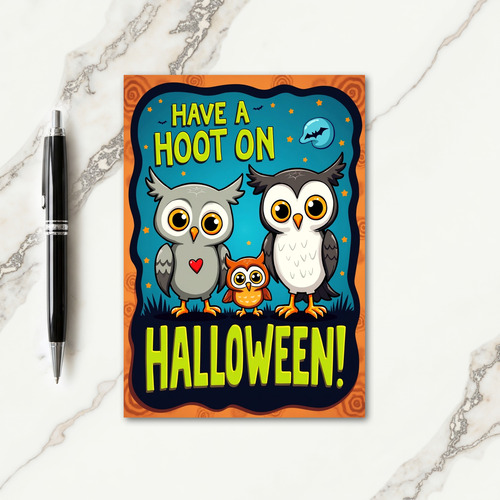 Have A Hoot Halloween Card