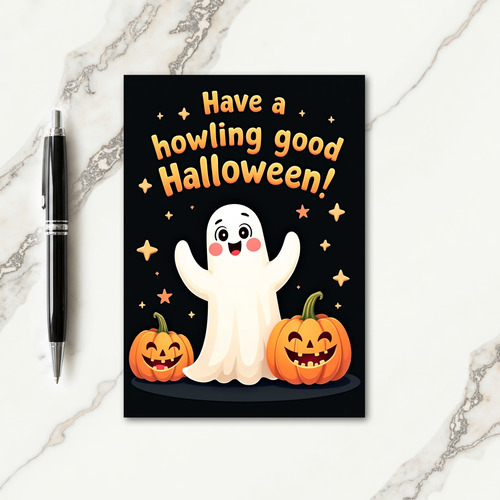 Have A Howling Halloween Card