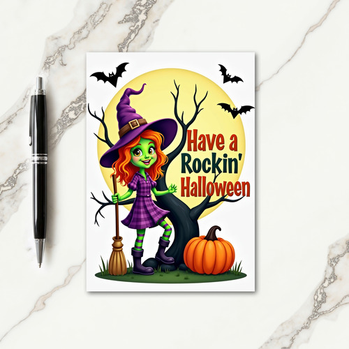 Have A Rockin Halloween Card