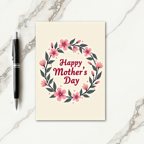 Heart Accents Mothers Day Card