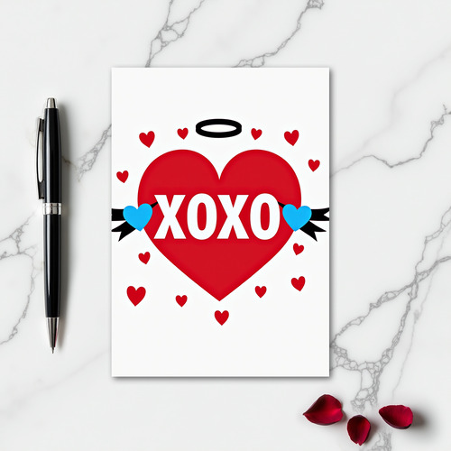 Heart Arrow Love Card