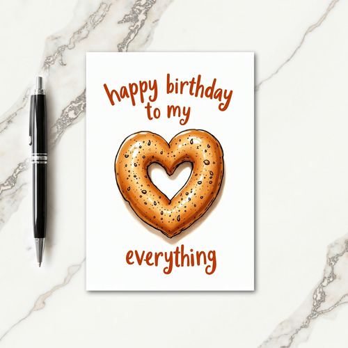 Heart Baked Birthday Card