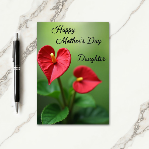 Heart Bloom Mothers Day Card