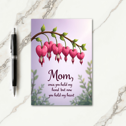 Heart Blossom Mothers Day Card