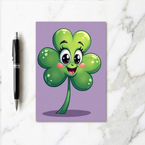 Heart Clover Joy Card