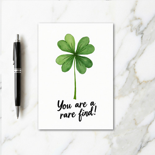 Heart Clover Rare Find Card