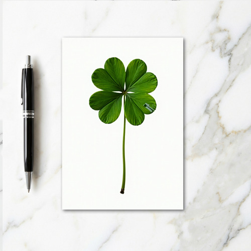 Heart Clover Serenity Card