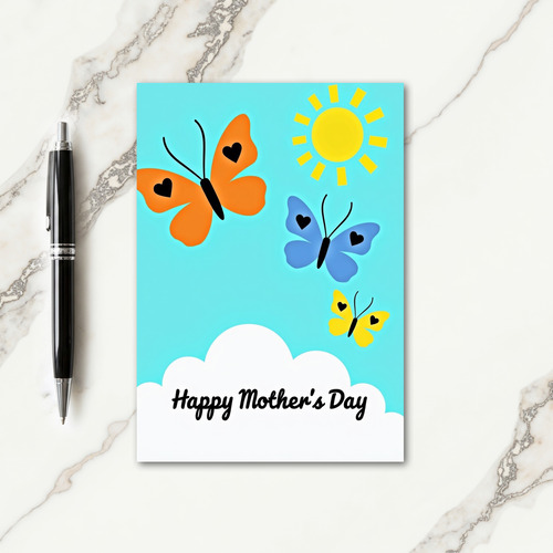 Heart Insects Mothers Day Card