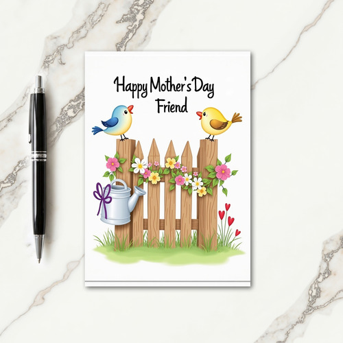 Heart Mothers Day Garden Card