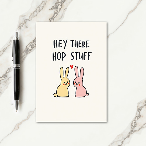 Heart Pattern Animal Friends Card