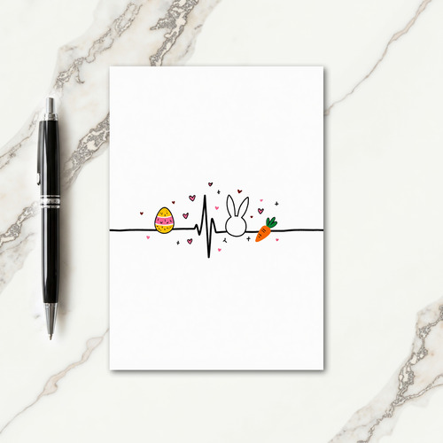 Heart Pattern Celebration Card