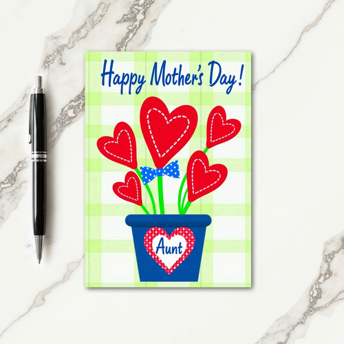 Heart Plant Mothers Day Card