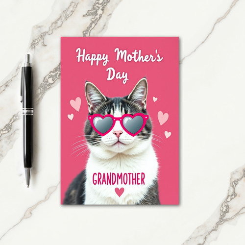 Heart Shades Mothers Day Card