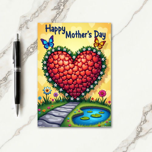 Heart Silhouette Love Card