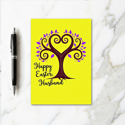Heart Tree Easter Card
